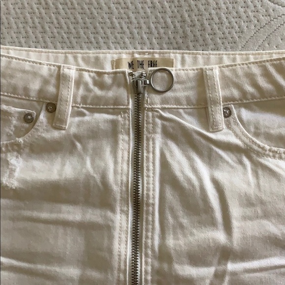 White Free people Skirt - Picture 2 of 4